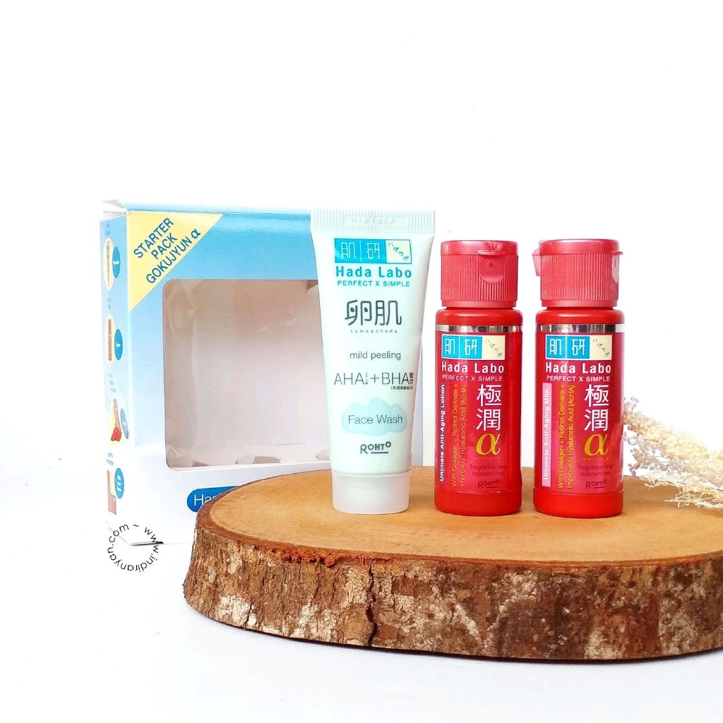Hada Labo Hadalabo Gokujyun Alpha Starter / Travel Pack Praktis