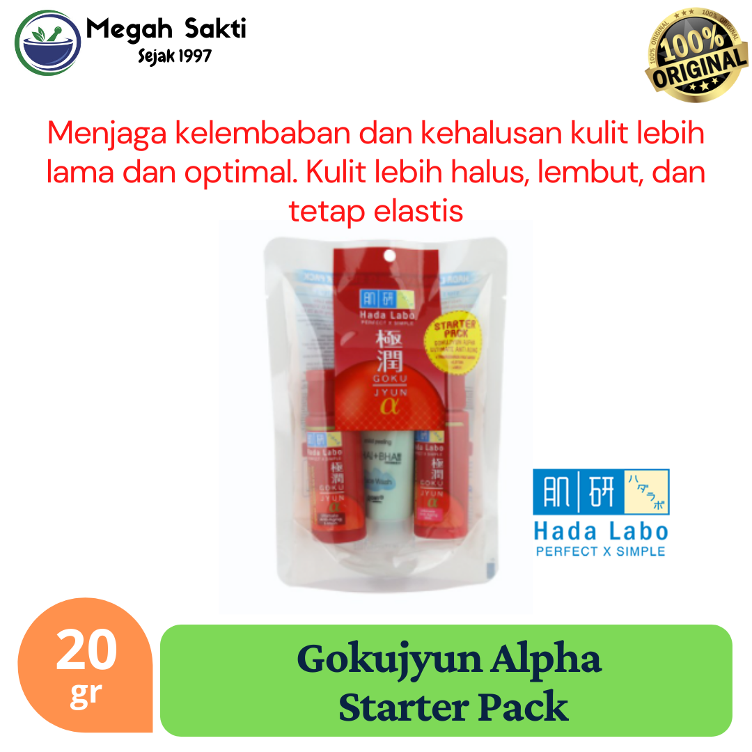 Hada Labo Hadalabo Gokujyun Alpha Starter / Travel Pack Praktis