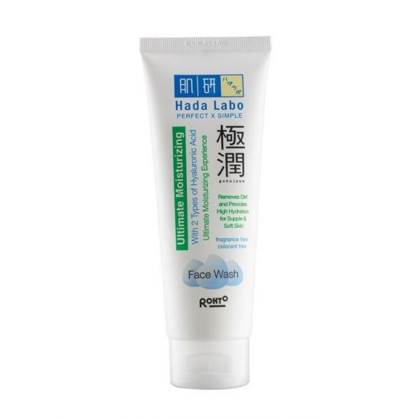 Hadalabo Hado Labo Gokujyun Moisturizing Facewash 50 gR ( Putih )